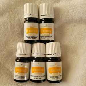 Young Living Citrus Fresh Vitality Essential Oil 5ml Lots Bundle Lot Of 5 NEW.